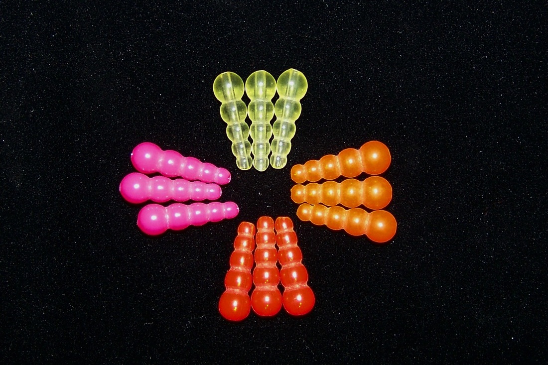 R&G Unlimited - Beads for Jewelry Making - Glow in The Dark Stack Beads  Fishing Lure Components Crafts (50pc)
